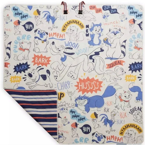 Disney Parks Disney Critters Reversible Travel Throw 🆕 - Picture 2 of 7